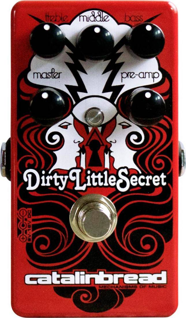 Catalinbread Dirty Little Secret Overdrive Pedal - Red