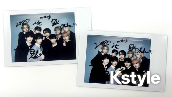 Kstyle14周年】AHOFからお祝いメッセージが到着！直筆サイン入りチェキ