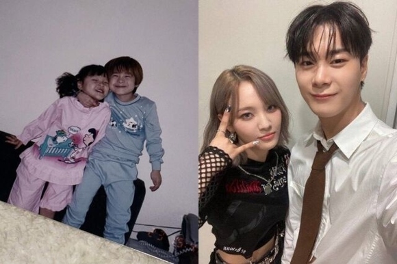 Billlie ムン・スア、ASTRO ムンビンさんの誕生日を迎え…幼少期の