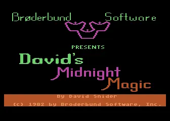 David's Midnight Magic (1981) - MobyGames