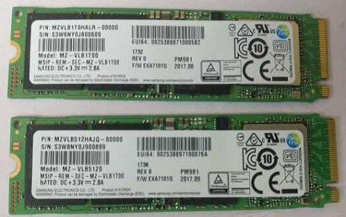 Samsung's Next Gen NVMe SSDs Appear Online (Update: Dell Listing