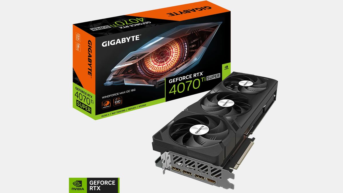 Gigabyte RTX 4070 Ti Super WindForce Max OC minimizes cable