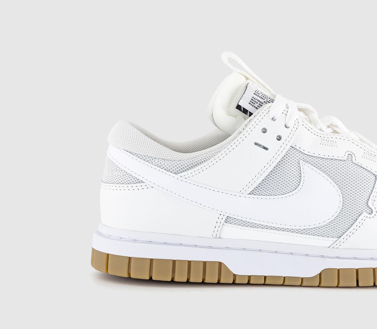 Nike Air Dunk Jumbo Trainers Photon Dust White Summit White Gum