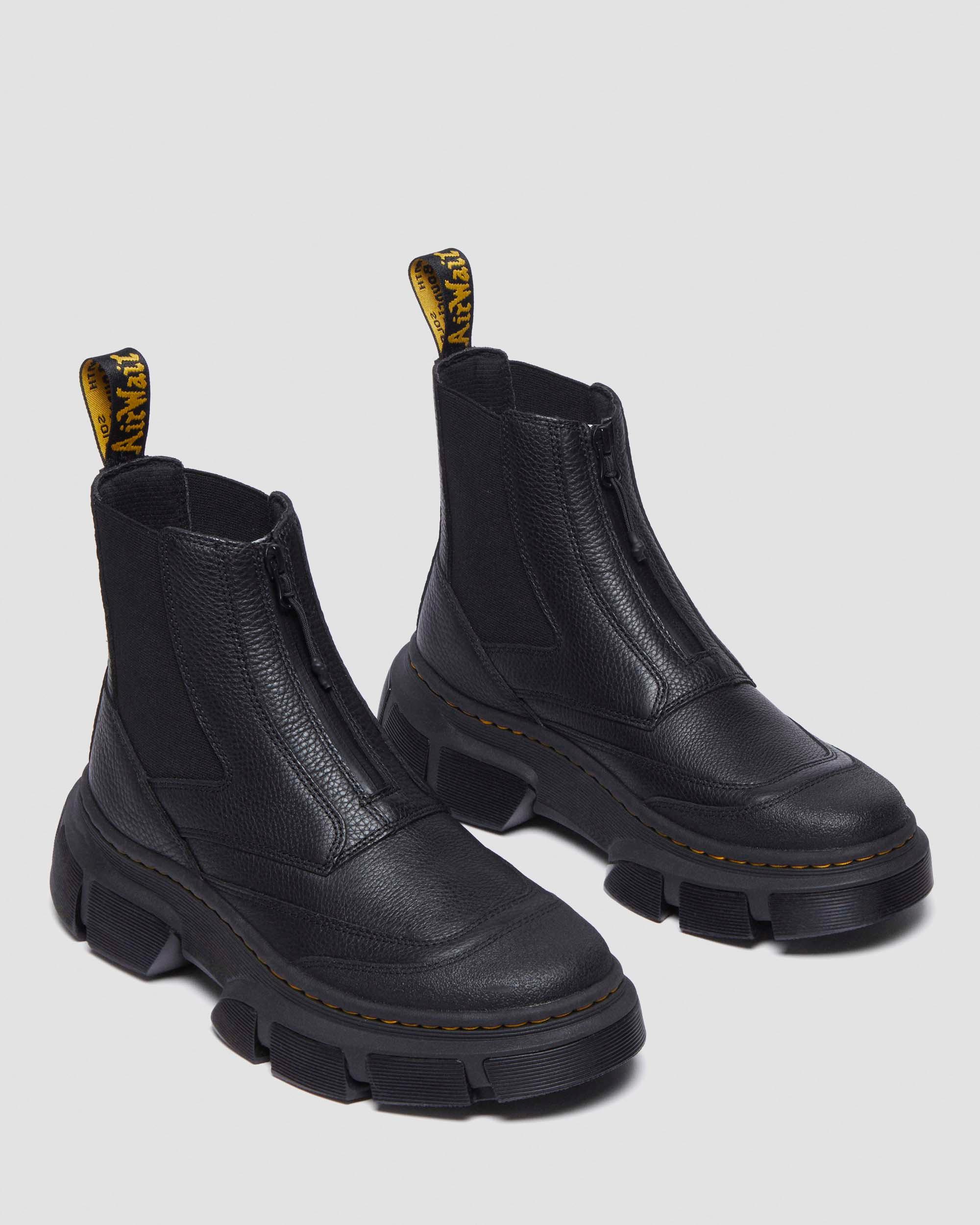 DMXL Zip Chelsea leather boots in Black | Dr. Martens