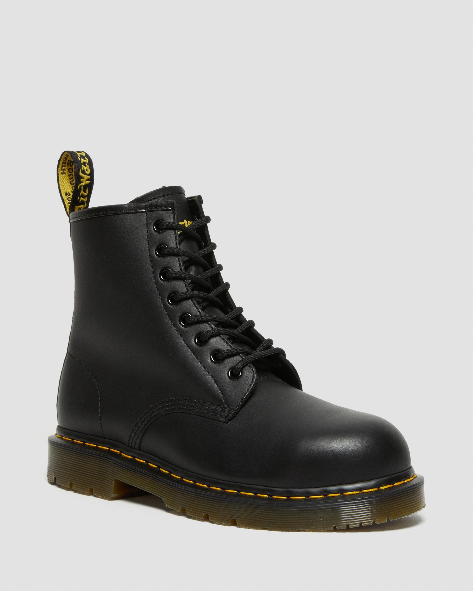 1460 Slip Resistant Steel Toe Boots in Black | Dr. Martens