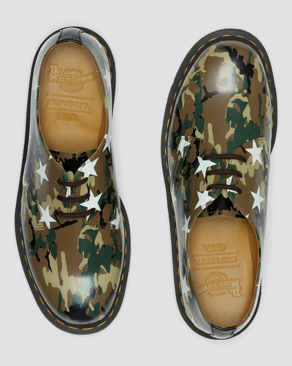 1461 Camo Sophnet. X End. Leather Shoes in Multi | Dr. Martens