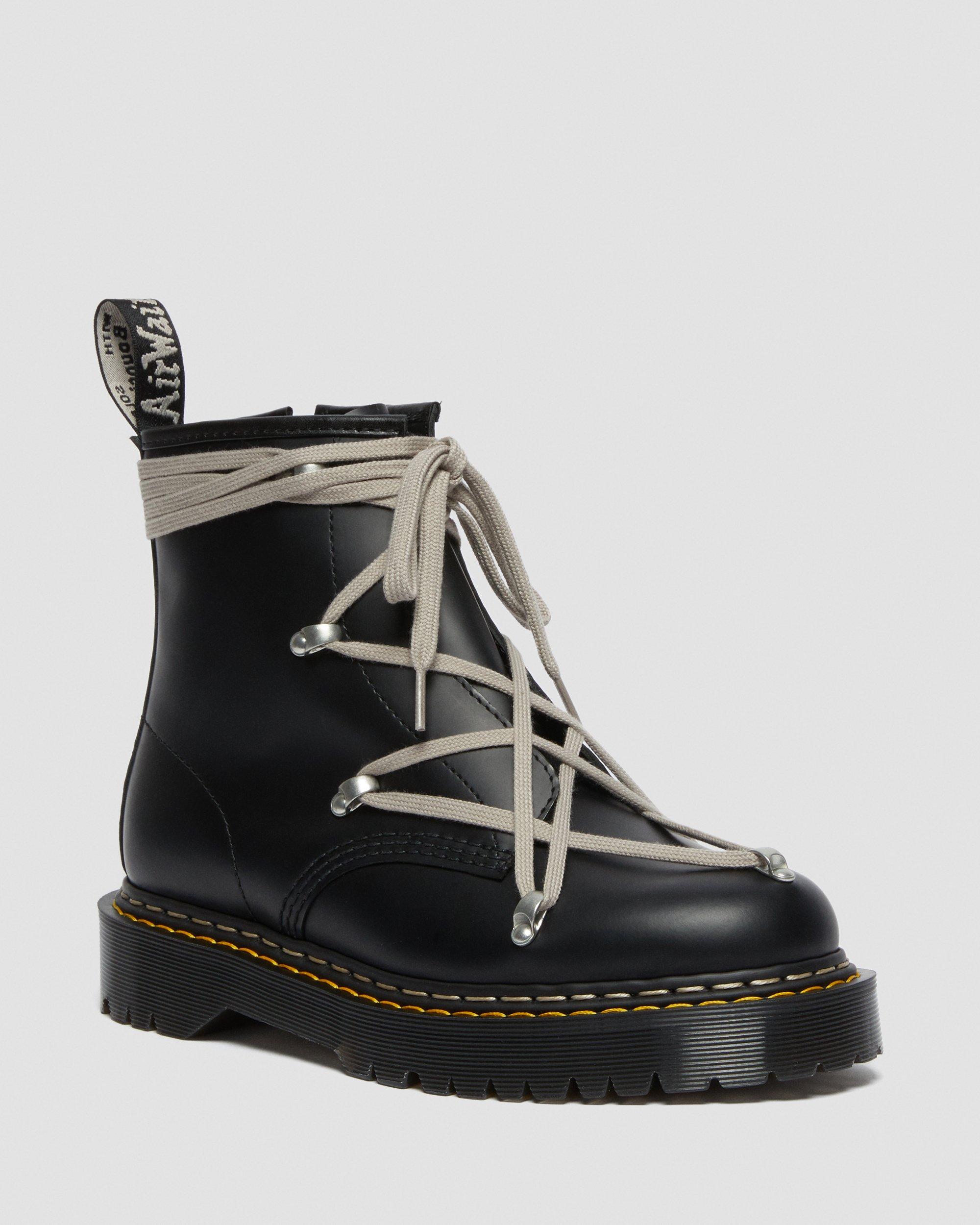 Boots 1460 Bex Rick Owens à Lacets en Noir | Dr. Martens
