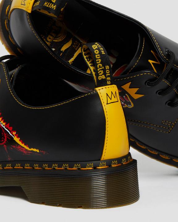 1461 Basquiat Leather Oxford Shoes​ in Black | Dr. Martens