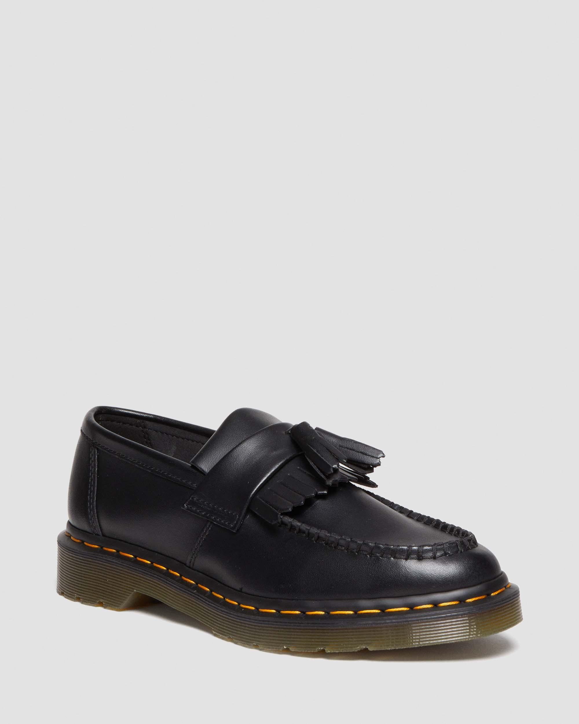 Vegan Adrian Felix Tassel Loafers in Black | Dr. Martens