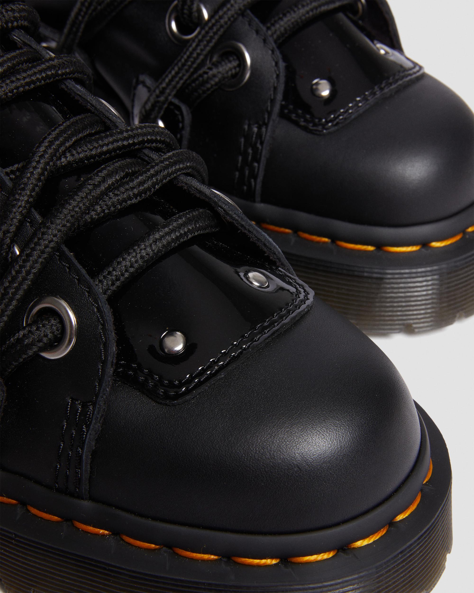 Daria 1b60 Bex Lace Up Leather Knee High Boots in Black | Dr. Martens