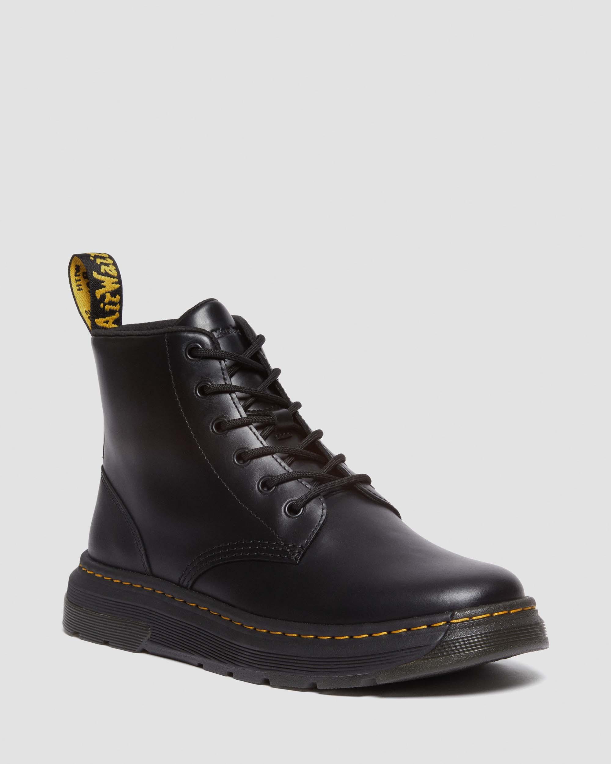 Crewson Chukka Lace Up Leather Boots in Black | Dr. Martens
