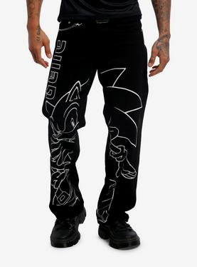 Sonic The Hedgehog Jeans With Belt & Chain | Hot Topic