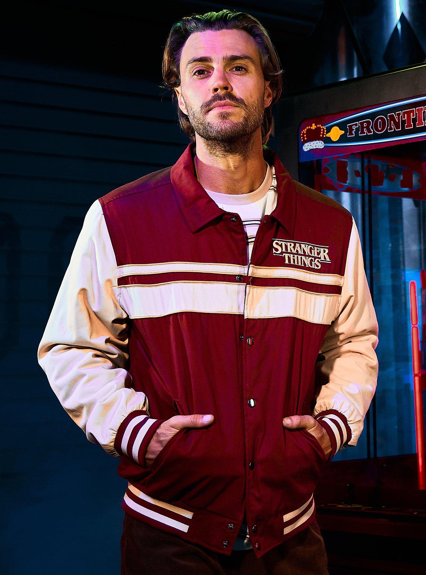 Stranger Things Logo Retro Varisty Jacket - BoxLunch Exclusive