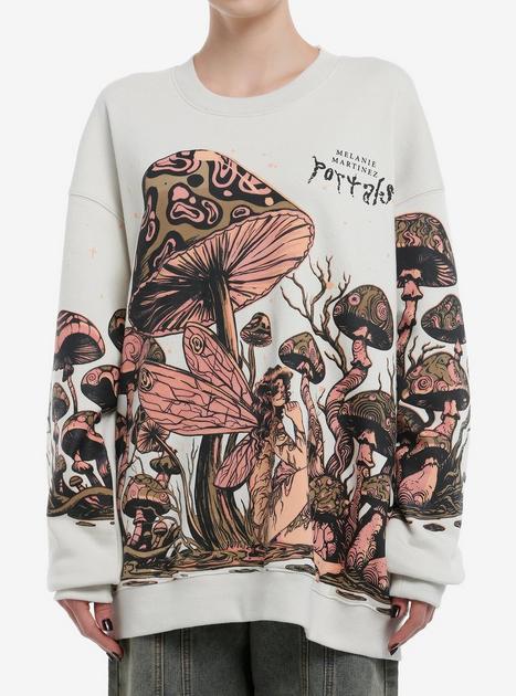 Melanie Martinez Portals Mushrooms Oversized Sweatshirt | Hot Topic