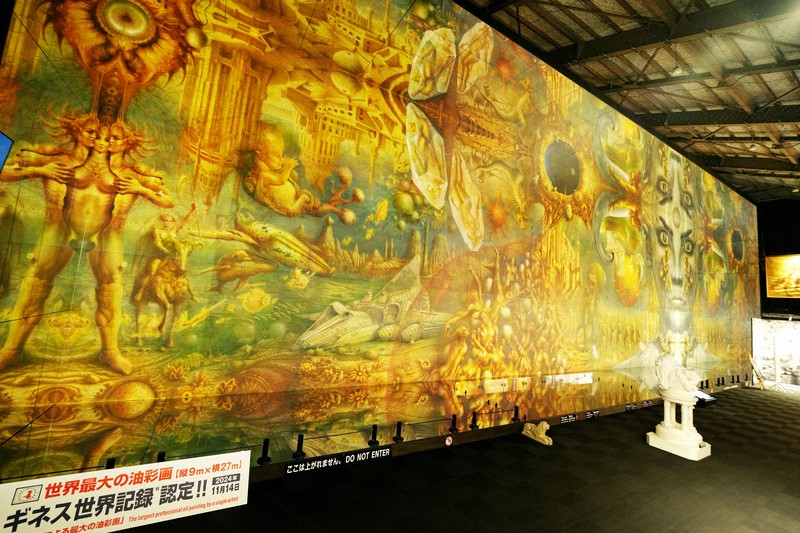 単一画家による最大の油彩画」ギネス認定 北海道の美術館所蔵 | 毎日新聞