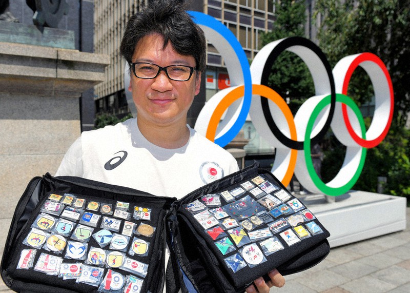 東京五輪 バッジ交換低調 「非公式競技」無観客で | 毎日新聞