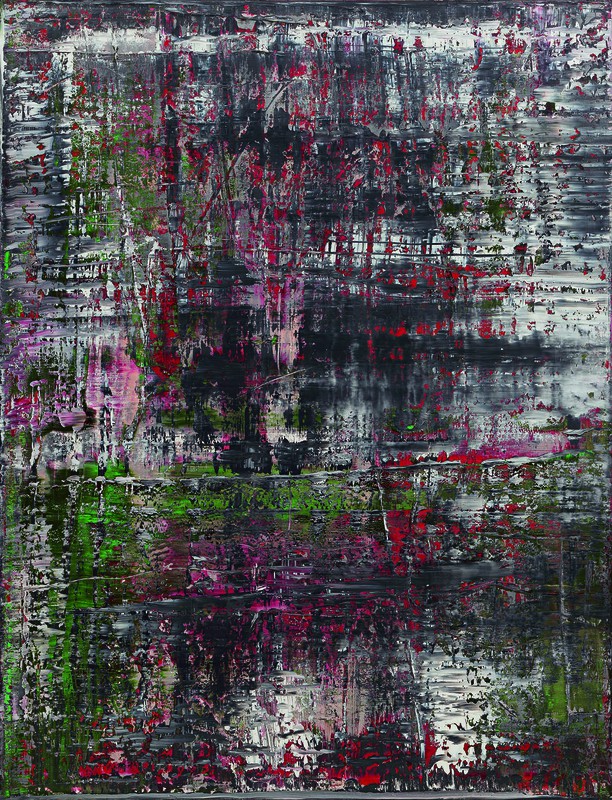 アートな時間：現実は正確には把握しがたい 抽象画然とした画面に