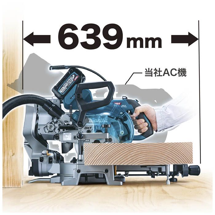 マキタ 40Vmax充電式スライドマルノコ 165mm 本体 LS009GZの通販｜丸鋸