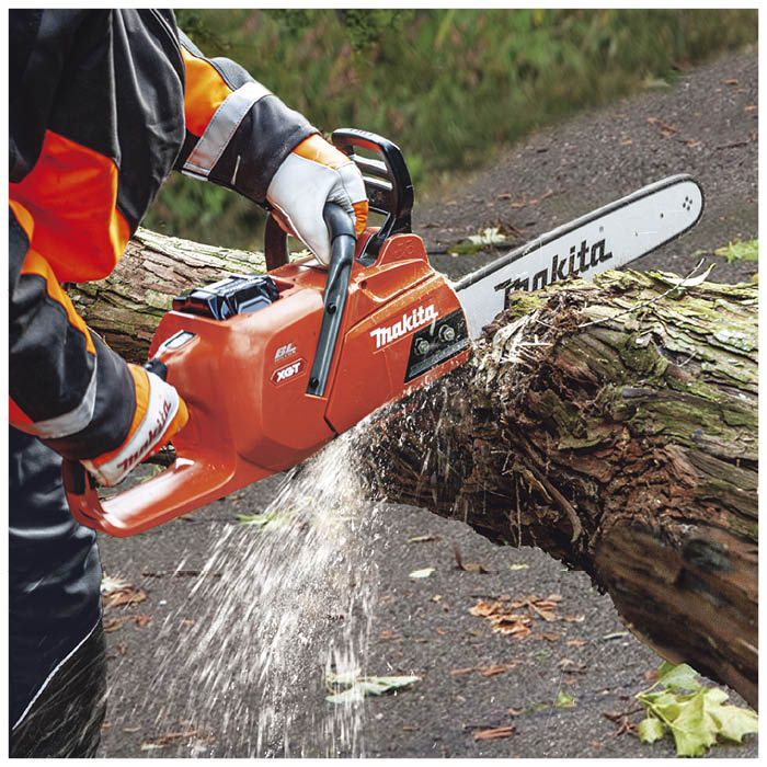 マキタ 40Vmax充電式チェンソー 赤 MUC018GZRの通販｜チェーンソー