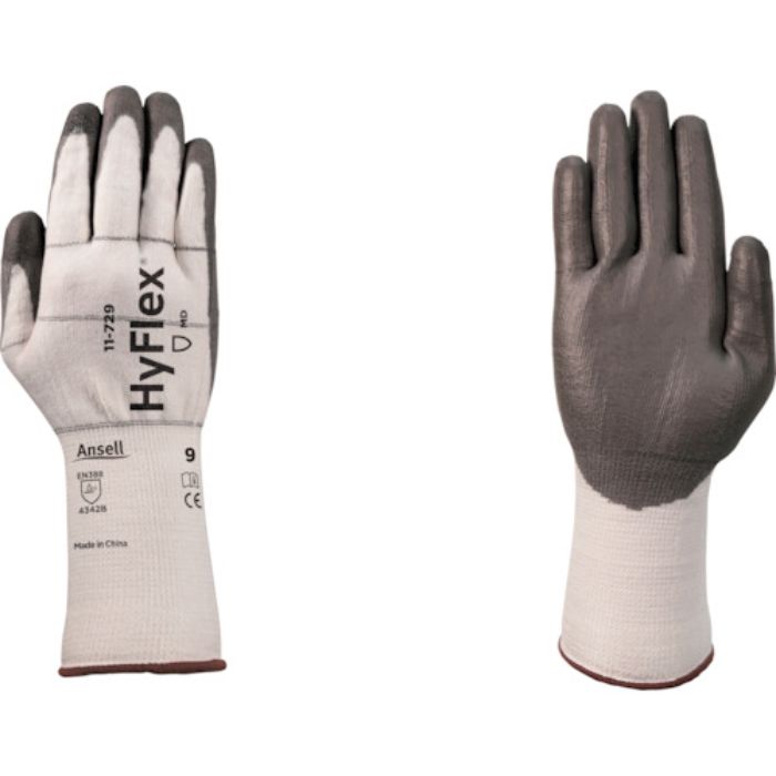 アンセル 耐切創手袋 ハイフレックス 11-729 XLサイズ(Tcode:2579527