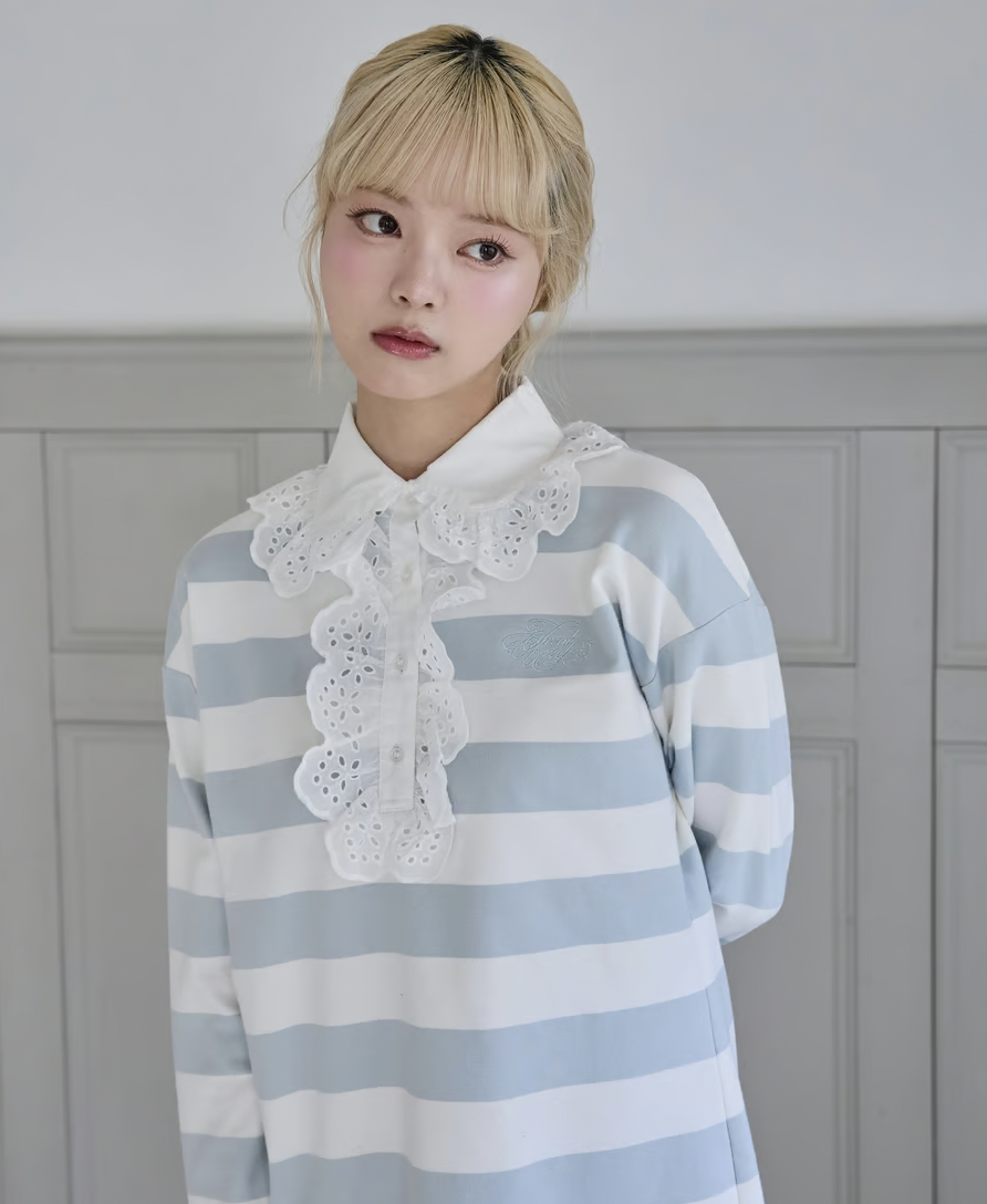 frill collar mini one-piece | ファッション通販サイト NUGU