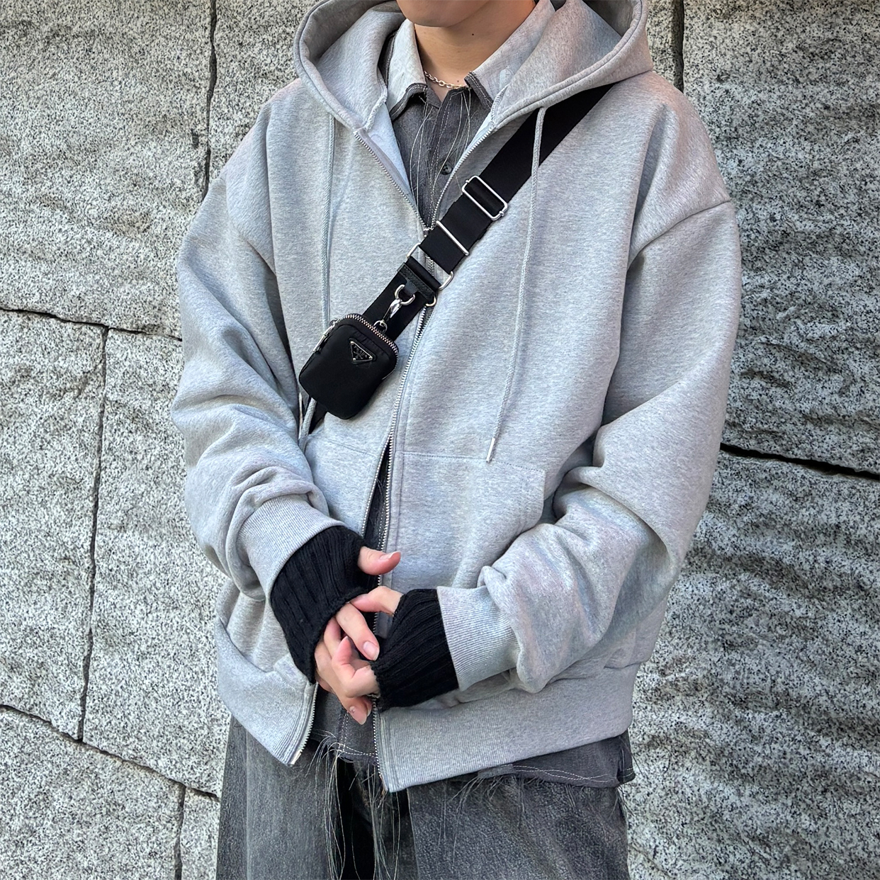 なにわ男子 VoyAGE ダブルジップパーカー ユニセックス) ダブルジップ