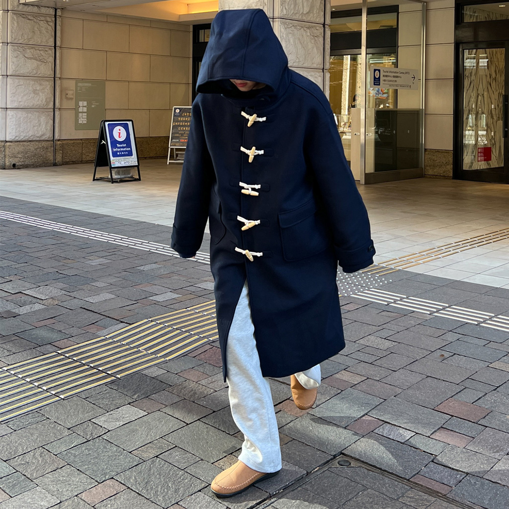 ベーシックフーディーダッフルコート | ファッション通販サイト NUGU