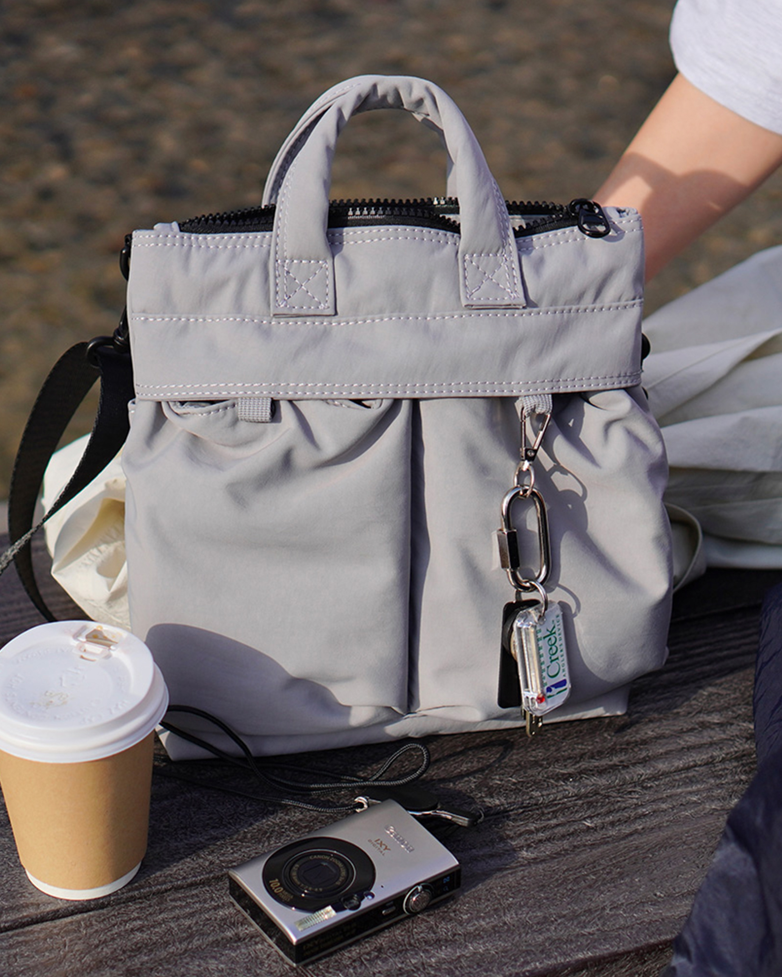 12回再販](ORIGINAL) ミニマルチポケットクロスバッグ | ファッション