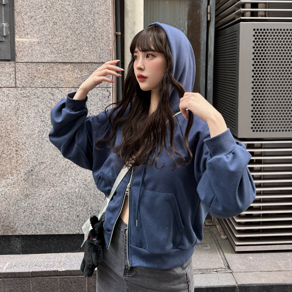 ベーシックジップアップパーカー | ファッション通販サイト NUGU