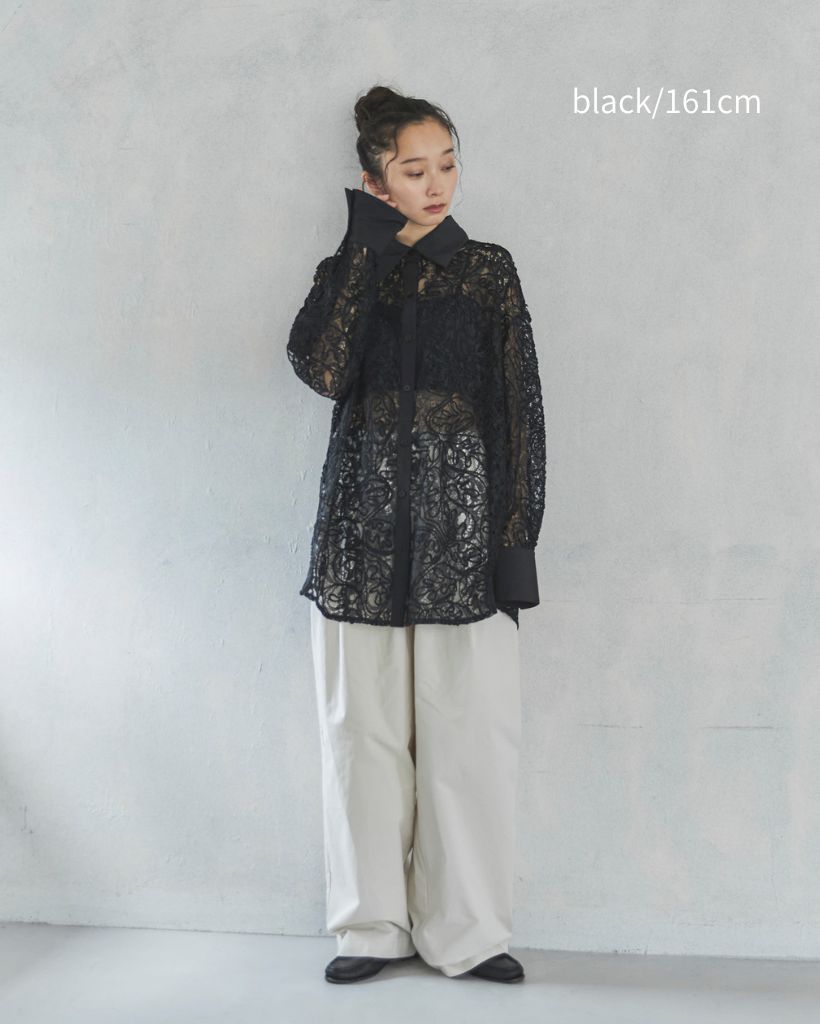 コードレースシアーシャツ | ファッション通販サイト NUGU