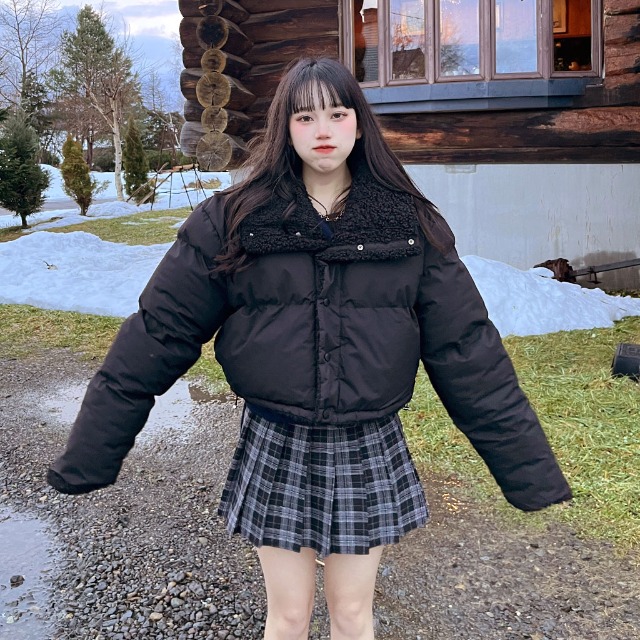 2wayボアショートダウンジャケット | ファッション通販サイト NUGU