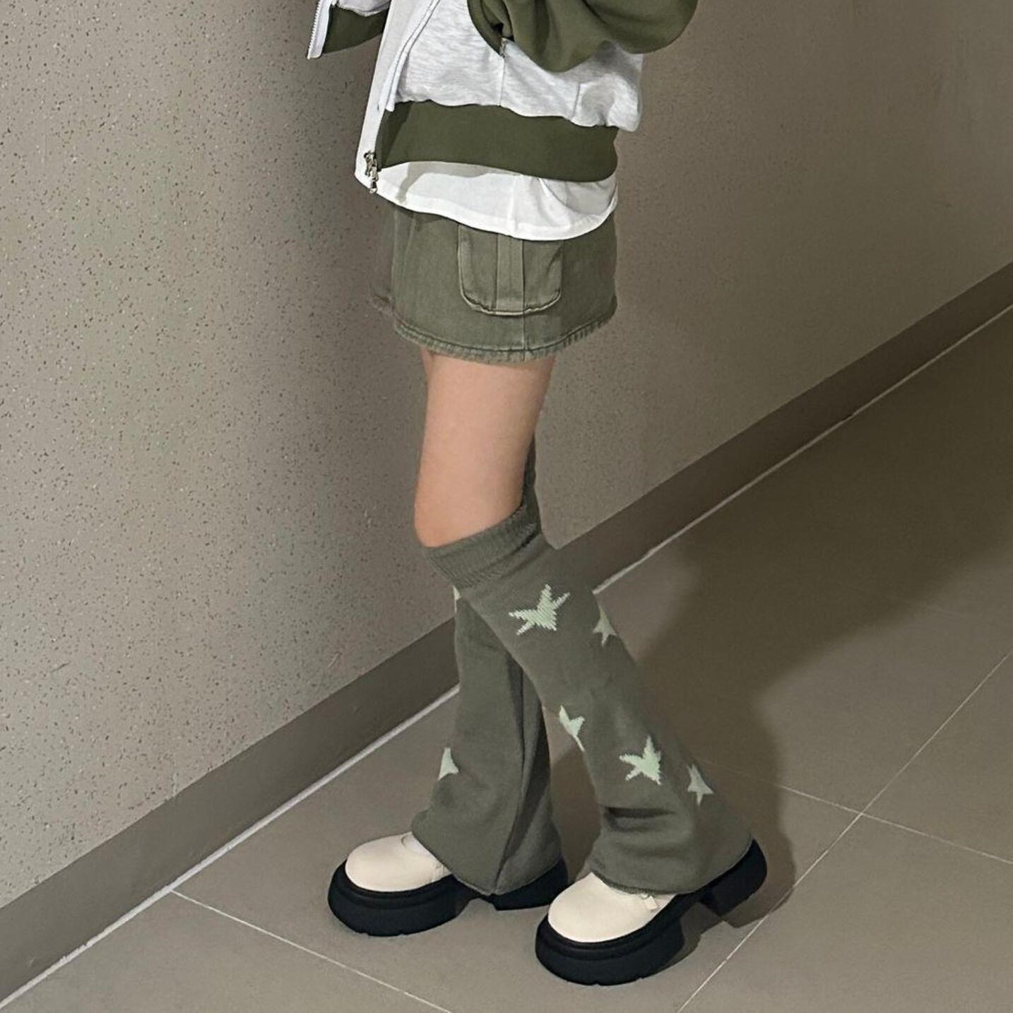 y2kスターレッグウォーマー | ファッション通販サイト NUGU