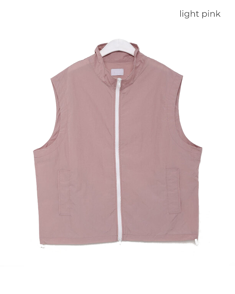 ナイロンジップアップベスト | ファッション通販サイト NUGU