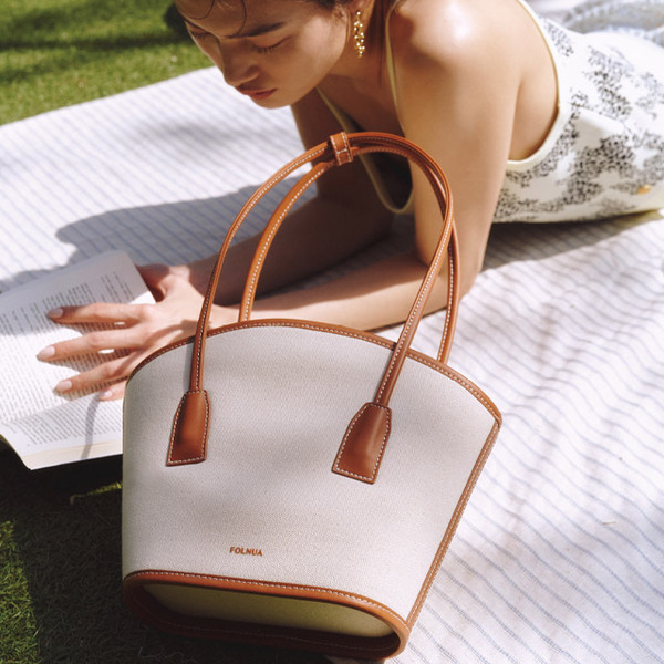 FOLNUA MINI GARDEN BAG BROWN - CANVAS | ファッション通販サイト NUGU