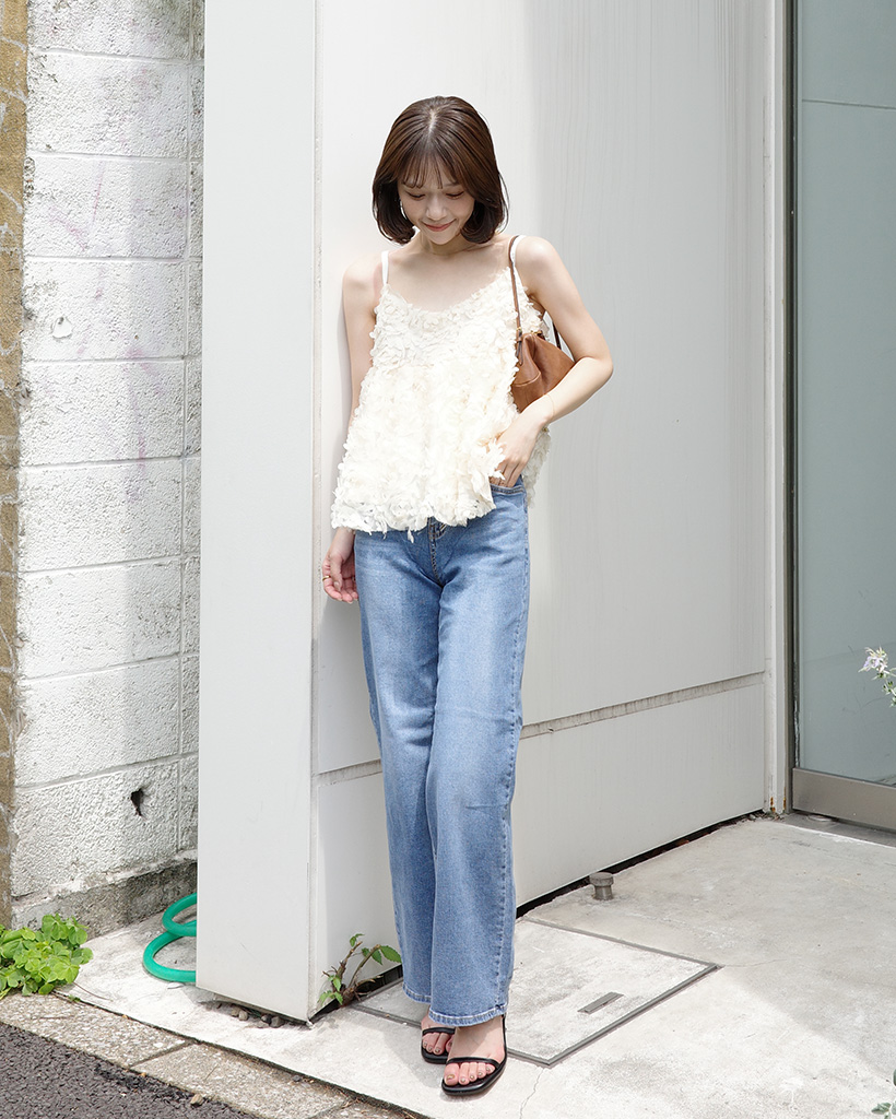 ローズフレアキャミソール | ファッション通販サイト NUGU