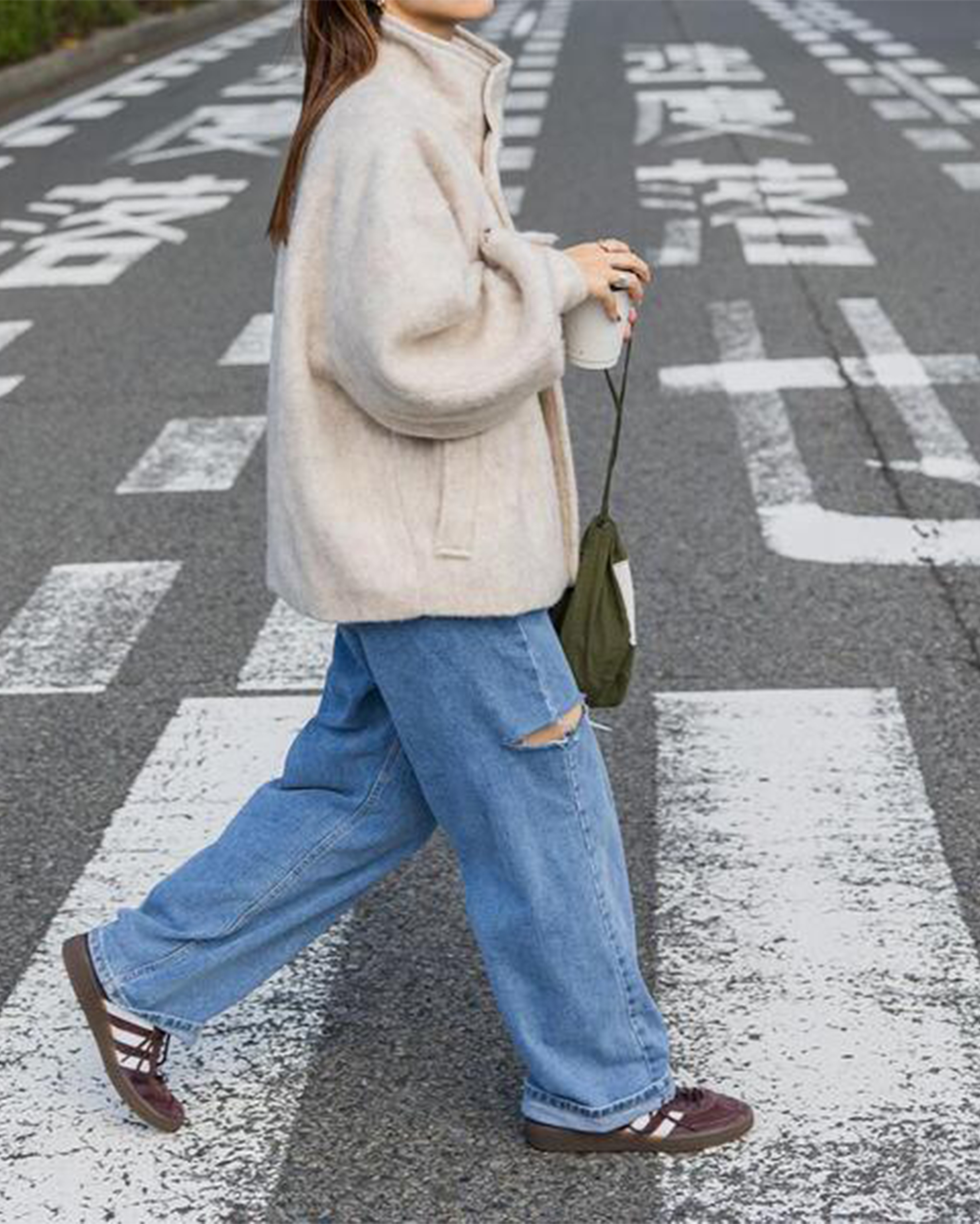 21回再販](ORIGINAL) モヘアライクハーフジャケット | ファッション