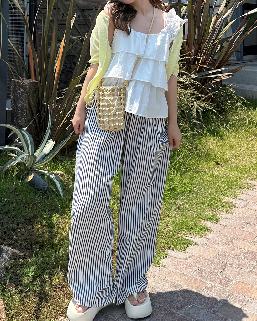 フリルティアードギャザーフリルトップス | ファッション通販サイト NUGU