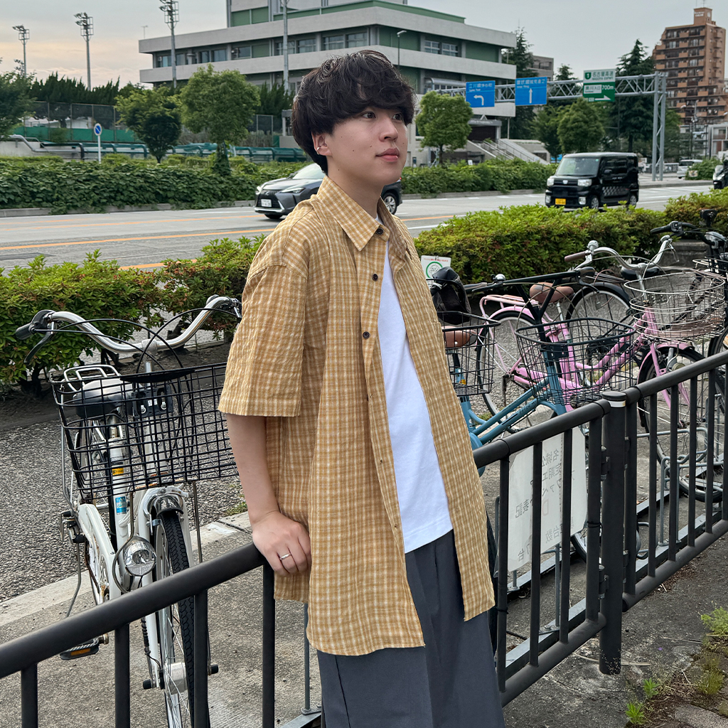 ギンガムチェック半袖シャツ | ファッション通販サイト NUGU