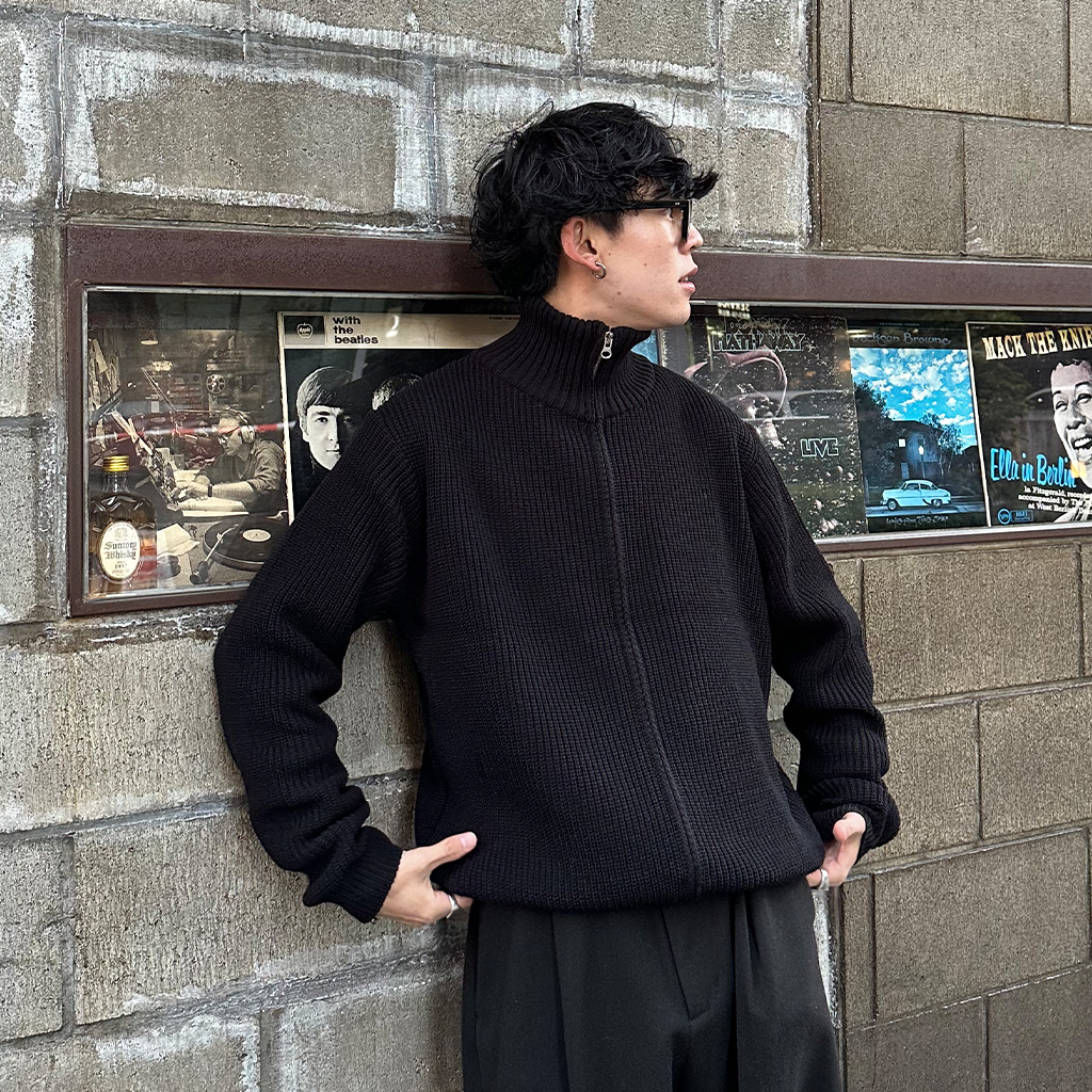 ハイネックダブルジップアップニット | ファッション通販サイト NUGU