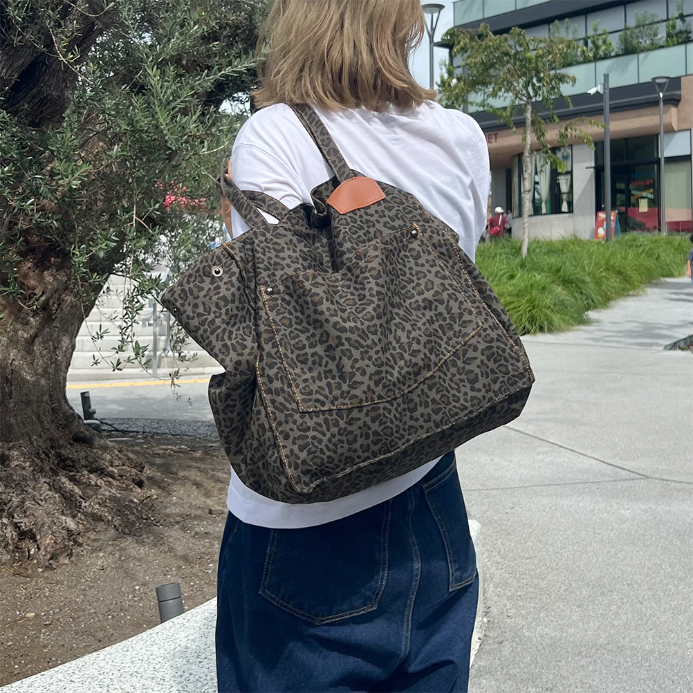 レオパードビッグショルダーバッグ | ファッション通販サイト NUGU