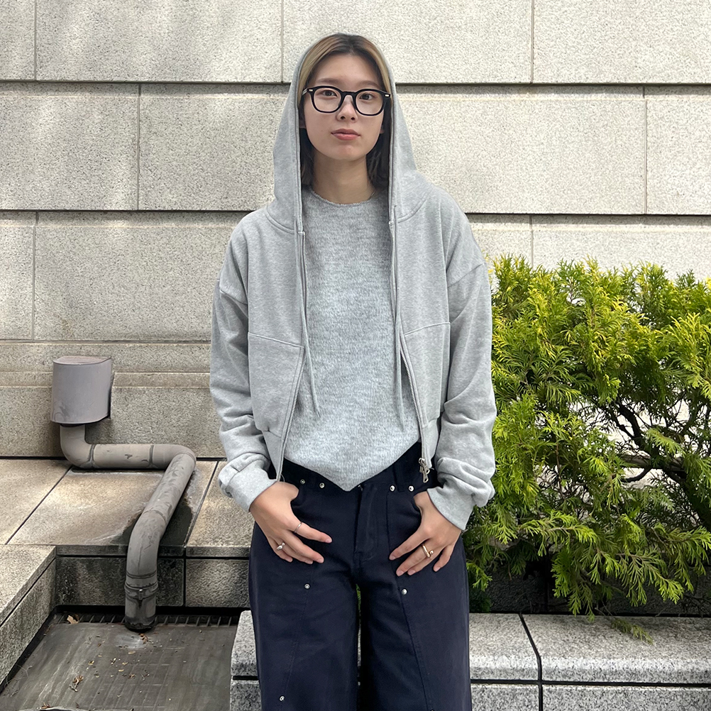 クロップドパーカー ジップアップ | ファッション通販サイト NUGU