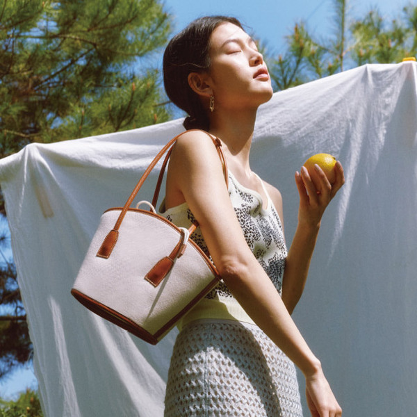 FOLNUA MINI GARDEN BAG BROWN - CANVAS | ファッション通販サイト NUGU