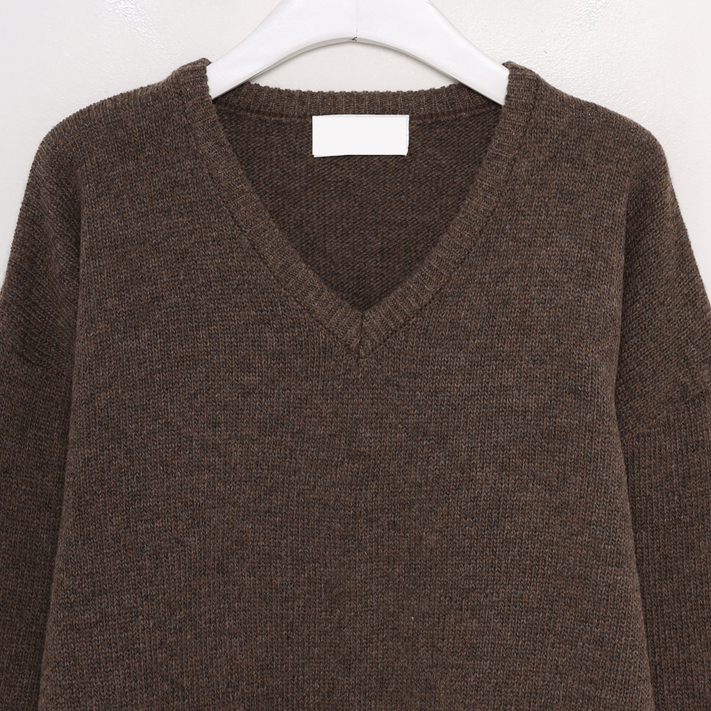 アルパカVネックニット | ファッション通販サイト NUGU