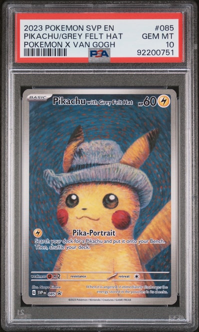 PSA10】ピカチュウ : プロモ [SVP EN 085](「ゴッホ展