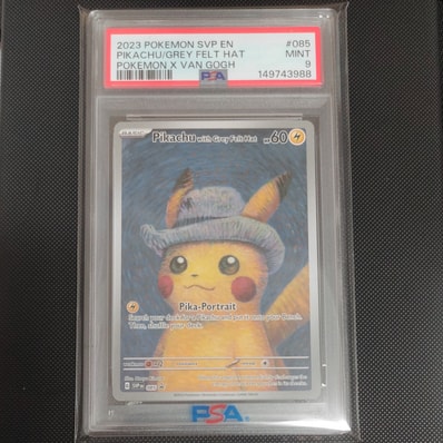 PSA9】ピカチュウ : プロモ [SVP EN 085](「ゴッホ展」 プロモーション