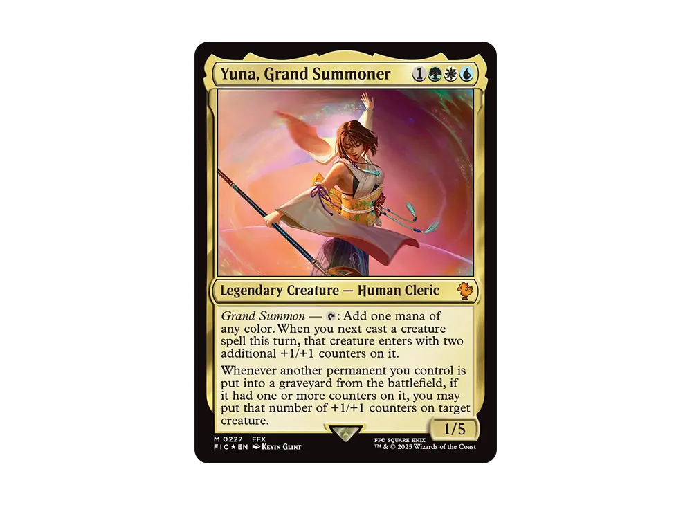 大召喚士、ユウナ M :サージ Foil [FIC 0227]【英語版】(ファイナル