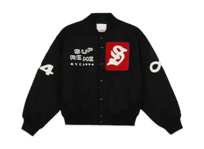 Supreme / Mitchell & Ness® Satin Varsity Jacket 
