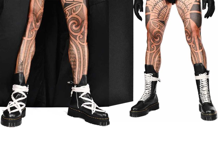 Rick Owens × Dr.Martens 1460 Quad Pent 8-Eye Boots 