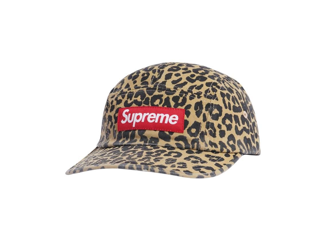 Supreme Leopard Camp Cap オリーブレオパード 10ss