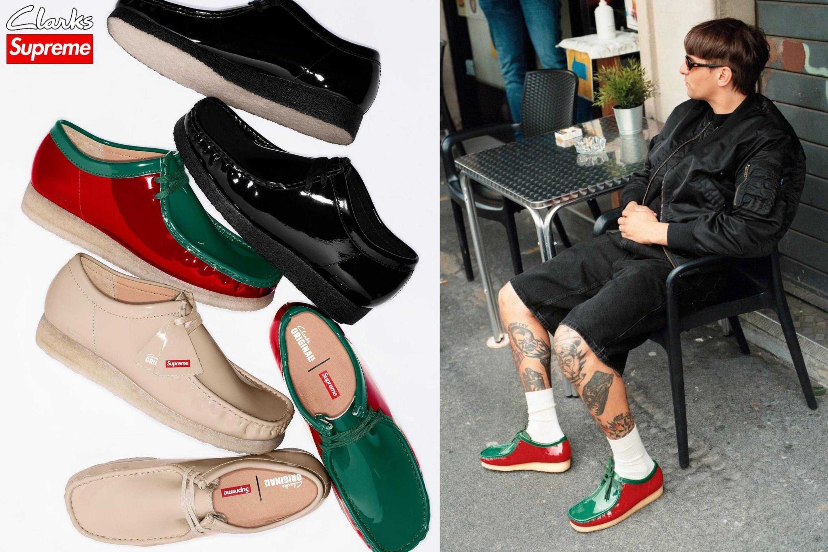 Supreme Clarks ワラビー 26cm 箱付き Supreme Clarks ワラビー 26cm